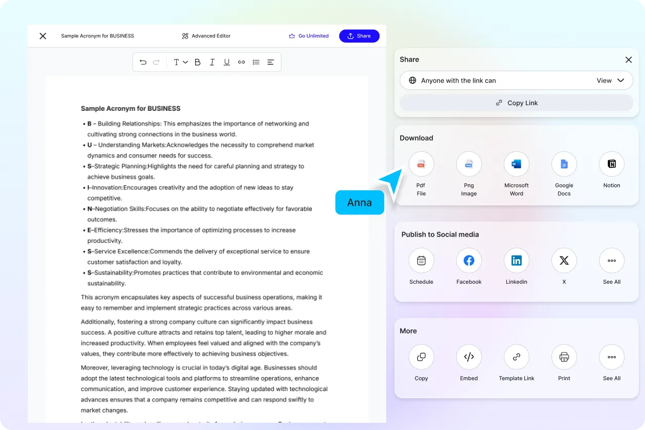 Free AI Acronym Generator, Free Acronym Maker Online